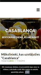 Mobile Screenshot of casablanca.lv