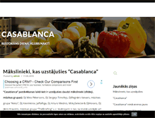 Tablet Screenshot of casablanca.lv